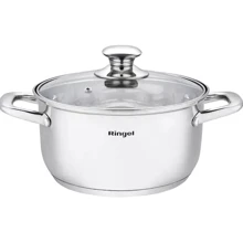 Каструля RINGEL Grey line 24 см 5.5 л (RG-2022-24): Тип Традиционная