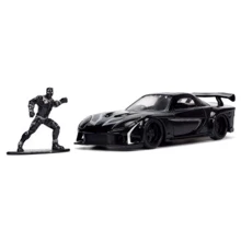Машина металлическая Jada Marvel Avengers Mazda RX-7 с фигуркой Черной пантеры 1:32 (253223023): Тип Готовая модель