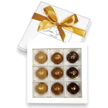 Конфеты шоколадные с начинкой Laviva Chocolate Fusion Box of 9 bonbons Fusion 135 г (UA-0009): Вес, г 135