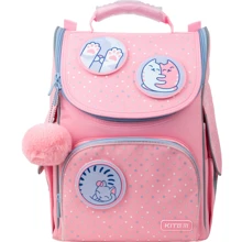 Рюкзак школьный каркасный Kite Education Hugs&Kittens K22-501S-3 (LED): Возрастная группа от 6 до 10 лет