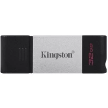 USB-флешка Kingston 32GB DataTraveler 80 Type-C Black (DT80/32GB): Стандарт USB USB Type-C