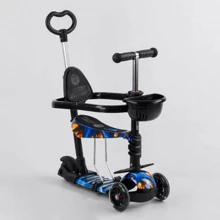 Самокат Best Scooter с защитным бампером черный (S 3597): Количество колес 3
