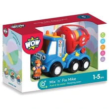 Игрушка WOW Toys Mix ‘n’ Fix Mike Бетономешалка Майка (10185): Тип Игровая фигурка