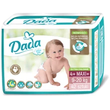 Подгузники Dada Extra soft 4+ MAXI+ / 42 шт. / 9‑20 кг (обновленная упаковка): Тип Подгузники