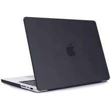 MyCase Soft Touch Matte Black for MacBook Pro 14" M1: Цвет черный (Black)