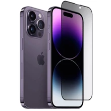 Защитное стекло для iPhone Soneex Tempered Glass Pro Privacy Black for iPhone 14 Pro: Тип защиты экрана на экран