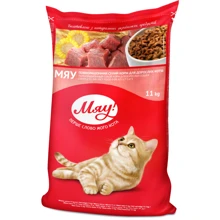 Сухой корм Мяу! для взрослых кошек со вкусом индейки и садовой травкой 14 кг (4820215362610): Тип Сухой корм