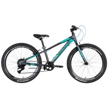 Велосипед 24" Discovery QUBE Vbr 2022 (серо-бирюзовый (м)): Диаметр колес, дюймов 24