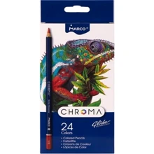 Карандаши Marco 8010-24CB 24 цв CHROMA: Тип Цветные