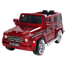 Электромобиль Bambi Mercedes G55 Красный (кожа) (ELRS-3): Вид джип