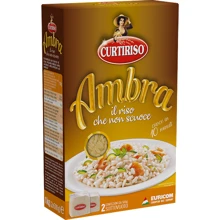 Рис CURTIRISO Ambra пропаренный 1 кг (8017759645507): Вид Рис