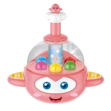 Дитяча дзиґа Літак Limo Toy BM1201 (Рожева): Тип юла