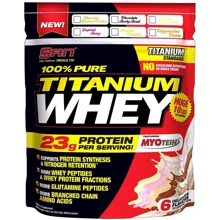 Протеин SAN 100% Pure Titanium Whey 4540 g /150 servings/ Chocolate rocky road: Вид Сывороточные