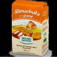 Мука Molino Grassi Semola Rimacinata Per Pane из твердых сортов пшеницы 1 кг (8013971006119): Вес нетто 1 кг