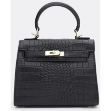 Жіноча сумка сетчел Keizer чорна (K1621bl-black): Стать Женский