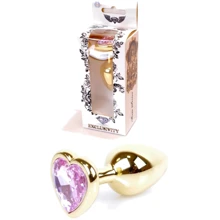 Анальна пробка Boss Series - Jewellery Gold Heart PLUG Rose S (BS6400036): Для кого унісекс
