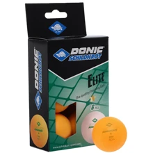 Мячик для настольного тенниса Мячи Donic Elite 1звезда 40+ (6шт.) orange: undefined undefined