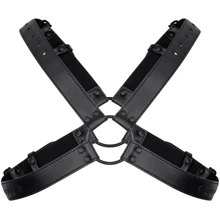 Портупея Bedroom Fantasies Lionel High Halter - Black: Для кого Для чоловіків