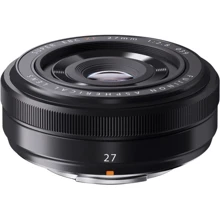 Объектив для фотоаппарата Fujifilm XF 27mm f/2.8 Black Официальная гарантия: Тип объектива широкоугольный