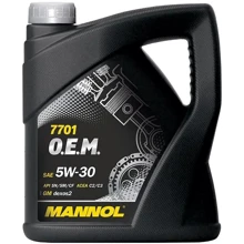 Моторна олія Mannol 7701 O.E.M. Chevrolet Opel 5W-30 Energy Formula OP, 4л (MN7701-4): Тип Синтетическое