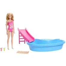 Игровой набор Barbie Развлечения у бассейна (HRJ74): Возраст от 3 лет
