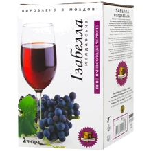 Вино Alianta Vin Изабелла Молдавская красное полусладкое 2 л (4841081000130): Страна производитель Молдова