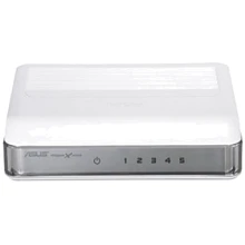 Мережевий комутатор ASUS GX1005B: Порти тільки Fast Ethernet (10/100)