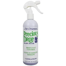 Спрей Chris Christensen Precious Drop для собак и кошек, для тонкой и шелковистой шерсти кератиновая терапия 473 мл (819774010043): Тип средства Спреи