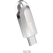 USB-флешка Hoco 32GB UD8 Dual USB/Type-C Silver: Стандарт USB USB Type-C