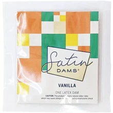 Латексная салфетка Satin Dams Vanilla 1 шт: Тип Ароматизированные