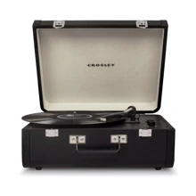 Виниловый проигрыватель Crosley Portfolio (Black): Привод ременной