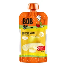 Пюре фруктовое Bob Snail Яблоко-Банан 250 г: Вид Фруктовое