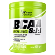 Амінокислота для спорту Sport Definition BCAA Leucine Loaded 8: 1: 1 400 g / 80 servings / Orange Pineapple: Смак Апельсин, ананас