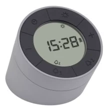 Будильник TFA TIME & LIGHT и LED ночник серый Micro-USB кабель 93х115х81 мм (60202910): Производитель TFA