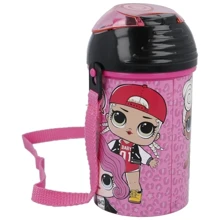 Пляшка для води дитяча Stor LOL Surprise - Rock On Pop Up Canteen 450 ml (Stor-16869): Тип Бутылка