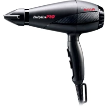 Фен BaByliss PRO BLACK STAR IONIC BAB6250IE: Мощность, Вт 2200
