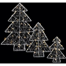 Комплект Luca Lighting из 3-х декоративных фигурок Три елочки, 43x6x57 см: Производитель Luca Lighting