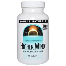 Source Naturals Higher Mind, 90 Tablets Улучшение Работы Мозга: Форма выпуска Таблетки