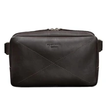 Женская поясная сумка BlankNote Dropbag Maxi темно-коричневая (BN-BAG-20-choko): Пол Женский