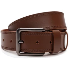 Чоловічий ремінь Borsa Leather коричневий (V1125FX51-brown): Стать Мужской