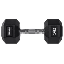 Гантель HMS HEX PRO 14 кг  (17-66-116): Вес гантели, кг 14