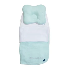 Набор в коляску Twins Waffle autumn mint Мятный (1499-TWA-14): Производитель Twins