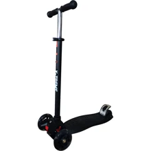 Детский самокат X-TREME KS-208 черный: Количество колес 3