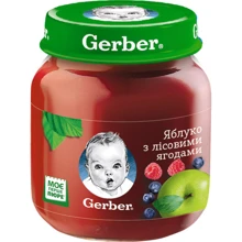 Пюре фруктовое Яблоко с лесными ягодами для детей с 6 месяцев (7613033514913): Вид Фруктово-ягодное