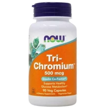 NOW Foods Tri-Chromium 500 mcg Три Хром 90 веганських капсул: Тип Хром