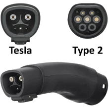 Адаптер Olink NACS TESLA - Type 2 AC 32A Max для электромобилей из Европы: Тип Адаптеры и переходники