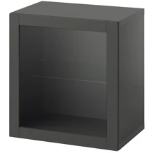 Шкаф с дверцами ІКЕА Besta 60х42х64 см Sindvik Темно-серый (795.357.73): undefined undefined