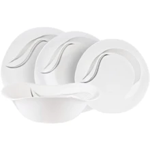 Столовий сервіз Сервіз Luminarc Shamal Bone H0403 (19 пр.): Кількість персон 6