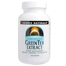 Source Naturals Green Tea Extract, 500 mg, 120 Tab: Вид ферментні