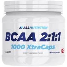 Аминокислота для спорта AllNutrition BCAA 2:1:1 1000 Xtra Caps 180 caps: Вкус Без вкуса
